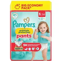 Pampers Premium Protection Pants Gr.5 Junior 11-17kg Big Windeln Eco Pack 40 Stück (Taille 5, 40 pcs)