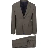 Suitable Costume Strato Pied De Poule Laine Ember Gold