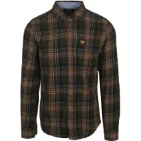 Superdry Chemise bleu clair / vert foncé / orange