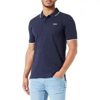 HUGO T-Shirt 'Dinoso' bleu foncé / blanc