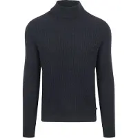 Suitable Pull Col Roulé Cable Marine Bleu Bleu foncé taille XXL