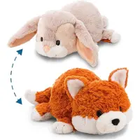 Nici Rabbit & Fox Teddy 25 Cm Orange Enfants