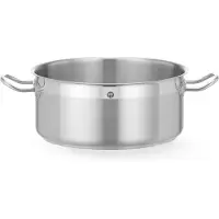 Hendi Casserole extra-plate sans couvercle, , gamme Profi, 7,3 L, Ø 280 x (H) 126 mm