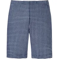 Mey Pantalon de pyjama bleu foncé / blanc