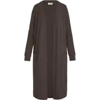 Noisy May Manteau en tricot 'NMCity' brun foncé