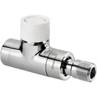 Oventrop OV Vanne thermostatique série E DN 15, 1/2 pouce, PN 10, passage blanc
