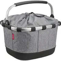 Klickfix reisenthel Carrybag GT 24 - Panier de transport pour porte-bagages (UniKlip 2) (argenté métallisé)