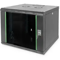 Digitus DN-19 09U-6/6-SW étagère 9U Rack monté sur le mur Noir
