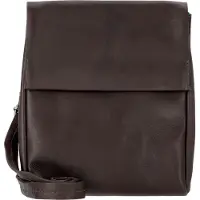Harold's Cuir sac à épaule bandoulière Campo Messengerbag Upend Brown marron foncé