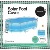 Didak Bâche à Bulles Isolante 715 x 350 cm Piscine Ovale