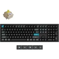 Keychron Clavier mécanique sans fil Q6 Ultra 8K Noir - Interrupteurs Silk POM Banana