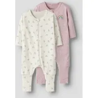 Name it Pyjama bleu / rose ancienne / blanc cassé