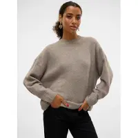 Vero Moda Pull-over 'VMBoom' beige chiné