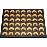 Zenker Assiette de croissants à la vanille 7420, Moule à gâteau, Noir