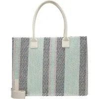 Seidenfelt Manufaktur Sac bandoulière 'Hulu' beige / bleu / menthe / rouge / noir