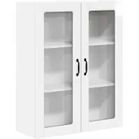 vidaXL Façade de lave-vaisselle Kalmar, blanc brillant, 80 x 31 x 100 cm