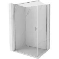 Mexen Mist-B cabine de douche pivotante 75 x 80 cm, transparent, chrome - 8A2T-075-080-01-00