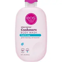 EOS Shea Better Gel Douche Cashmere, Frais & Confort, Nourrissant et Hydratant, pH Équilibré