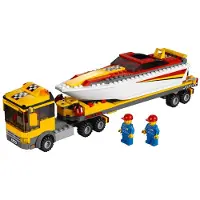 LEGO City - Le transport du bateau à moteur - 4643