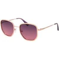MAX&Co. Lunettes de soleil pour femme MO0091 28Z, or rose brillant, 52/21/140