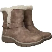 SKECHERS Boots 'Slip-Ins Relaxed Fit' taupe