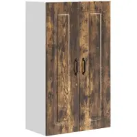vidaXL Façade pour lave-vaisselle , finition chêne fumé Kalmar, dimensions 60 x 31 x 100 cm