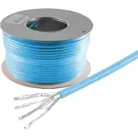 S/CONN S-IMPULS CAT.8 Câble de pose S/FTP LSZH bleu 100m