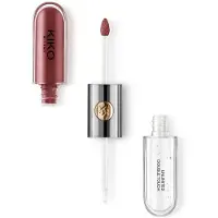 KIKO Milano Illimited Double Touch 104 Liquid Liquid Lipstick avec une finition lumineuse dans une application en deux etapes. Dure jusqu'a 12 he