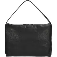 Mandarina Duck Mellow Leather Hobo Shoulder Bag Noir