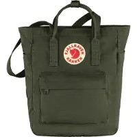 Fjällräven Sac à dos 'Kanken' kaki / rouge / blanc