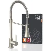 Eisl Mitigeur de cuisine et douchette extractible à ressort en spirale