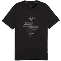 Puma T-Shirt fonctionnel 'X Hyrox' gris / noir / blanc