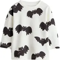 Next T-Shirt noir / blanc