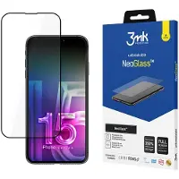 3mk Protection Apple iPhone 15 Plus - NeoGlass (1 pcs, Apple iPhone 15 Plus), Téléphone portable : film de protection, Noir