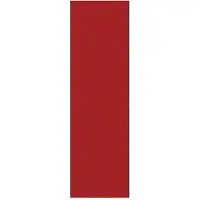 vidaXL Tapis d'entrée Rouge et Noir 120 x 400 cm Polyamide et PVC