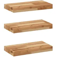 vidaXL Étagères flottantes 3 pcs 40x20x4 cm acacia massif à l'huile