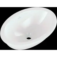 Villeroy & Boch V&B lavabo à encastrer LOOP & FRIENDS avec PL, ov 430x285mm blanc (280 mm, 430 mm)