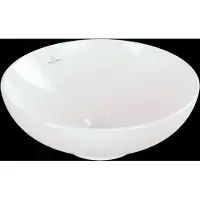 Villeroy & Boch Lavabo à poser V&B LOOP & FRIENDS avec PLC d= 420mm blanc (420 mm, 420 mm)