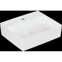 Villeroy & Boch V&B lavabo à poser MEMENTO 2.0 500x420mm sans cuvette stone white C+ (420 mm, 500 mm)