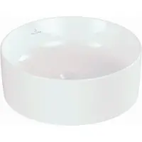 Villeroy & Boch Collaro vasque à poser - ronde Ø40cm - sans trop-plein sans trou de robinetterie blanc 4a184001