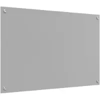 vidaXL Dosseret de cuisine gris clair 90 x 60 cm Verre trempé