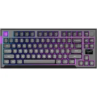 Preyon SILENT CLAW Clavier de jeu - Gateron Yellow Pro 3.0 Gasket Mount - écran LCD - sans pavé numérique - éclairage RGB