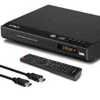 Strex Lecteur DVD avec HDMI - Full HD 1080P - Télécommande - USB - HDMI/RCA - Sans région - Noir
