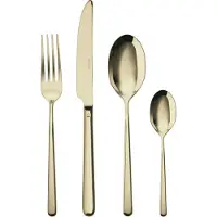 Sambonet Linear Edelst./PFD Champag. Besteck 24tlg.Vh. S0025-S00549-52713P81