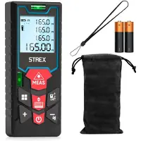 Strex Télémètre laser 60m - Télémètre laser - Incl. Piles et housse de protection