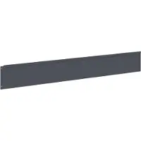 vidaXL Bordure de jardin, 10 pièces, 100 x 15 cm, acier, anthracite