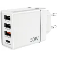 Verbatim Chr-30eu Chargeur Mural Usb-c Et Usb-c