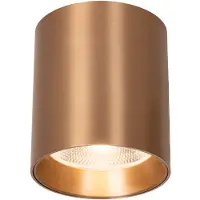 Lucide Emplacement monté en surface Straxx champagne Ø 8cm