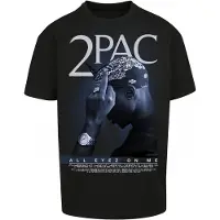 Mister tee T-Shirt 'Camiseta upscale negra 2pac fck the world oversized tee 6' noir