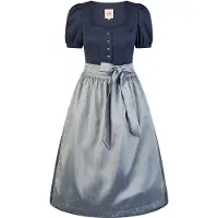 Spieth & Wensky Dirndl 'Hallein' bleu foncé